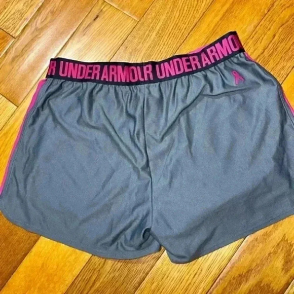 NWOT Under Armor Breast Cancer Awareness Shorts S - Picture 4 of 6